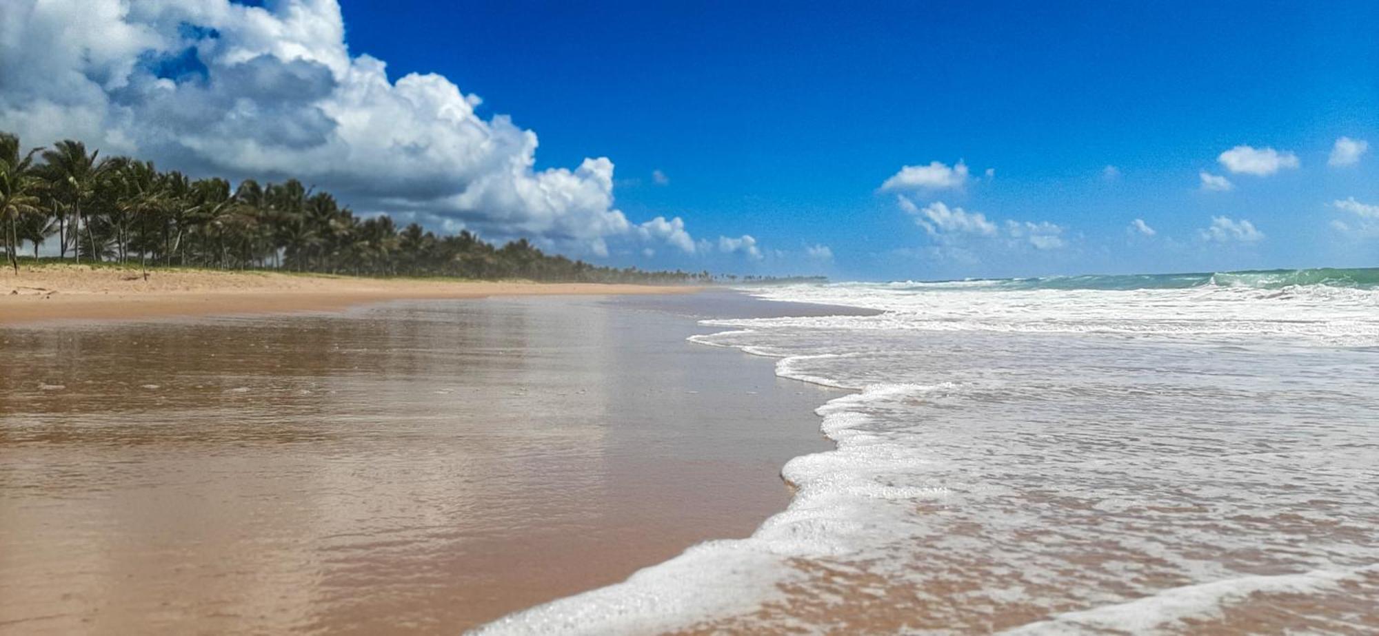 Chale Brisa Mar Pe Na Areia Em Barra Do Jacuipe Camacari Exterior foto